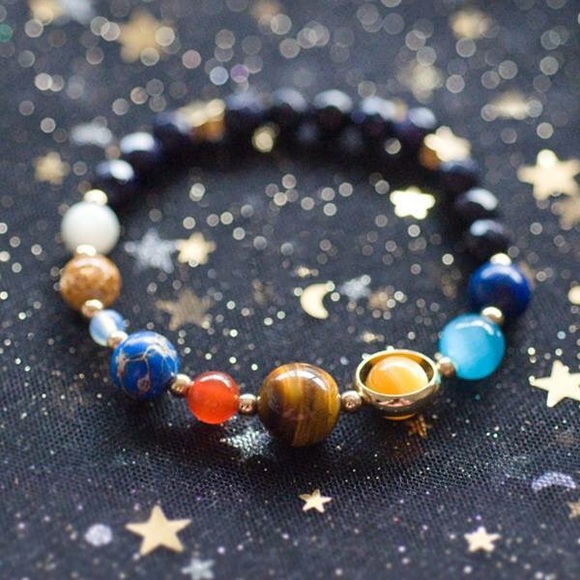 Urban Outfitters Jewelry - Real Gemstone Universe Bracelet
